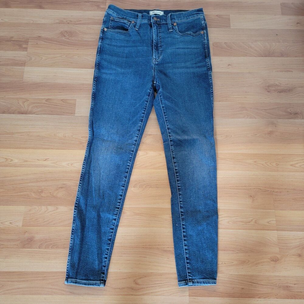 Madewell 10" High Rise Skinny Jeans Size 30